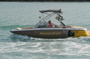 MasterCraft X2 arrives for this evenings Wakeboard round