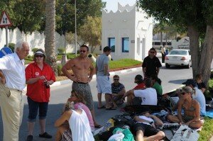 World Cup early arrivals