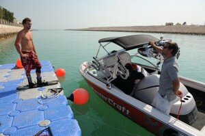 Frank Desboyeau FRA and Olivier Fortamps BEL and the MasterCraft