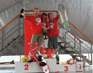 Taking the Tricks/Shortboard World Cup title in Dubna Russia