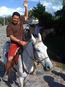 Training in South America using all muscle groups !
