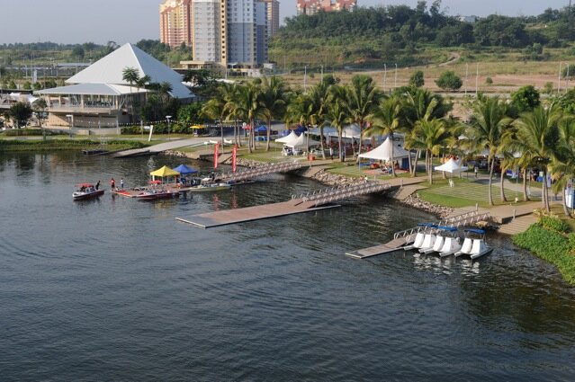 Early morning on the Starting Dock