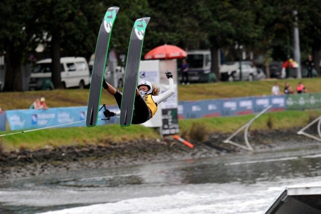 WORLD CUP STAR CLEMENTINE LUCINE FIGHTS GRAVITY