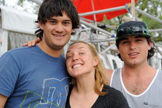 Jonathan Travers USA,  Natalia Berdnikava BLR and Ryan Dodd CAN