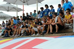 World Cup Skiers & Riders at Opening Ceremony