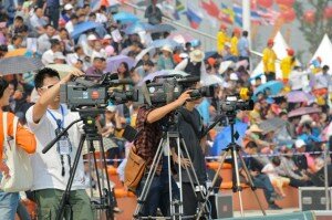 MASSIVE TV COVERAGE BY CCTV, BEIJING TV AND LYTV